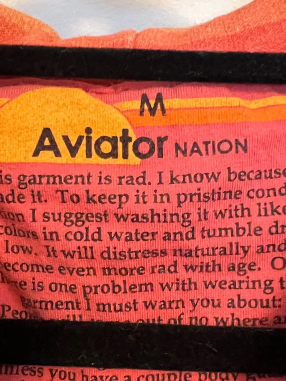 Aviator Nation Pink Serape Stripe Zip Hoodie & Sweatpants Set Bolt - Size M